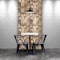 Ekena Millwork Authentic Boat Wood Mosaic Wall Tile, Natural Finish, 11 7/8"W x 11 7/8"H x 1/2"P WPW12X12AUMENA - alternate 6